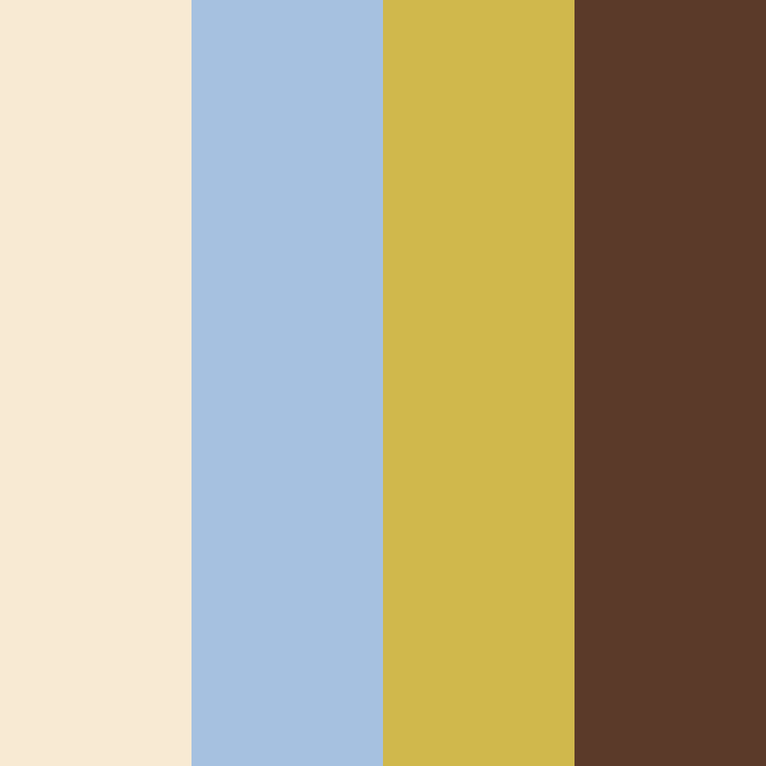 Download warm ivory dream color palette PNG image (square)