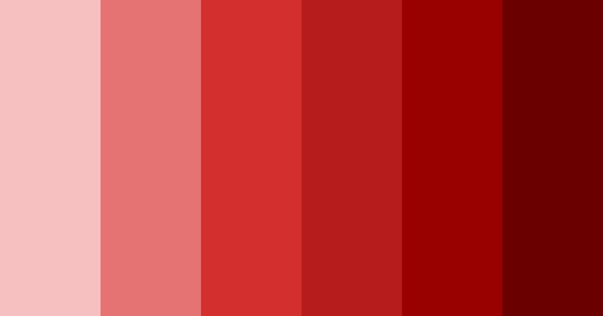 Download rutgers red shades color palette PNG image (landscape)