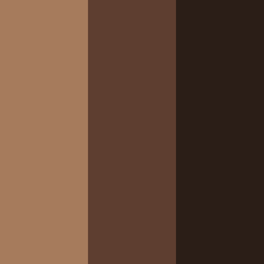 Download brown black shades color palette PNG image (square)