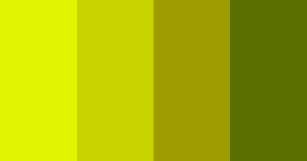 Download bright acid yellow color palette PNG image (landscape)