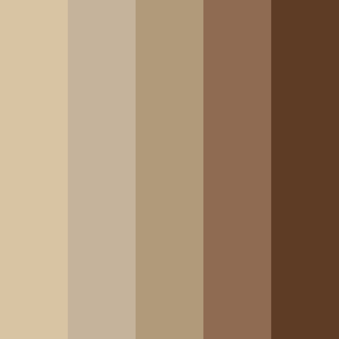 Download earthy embrace color palette PNG image (square)