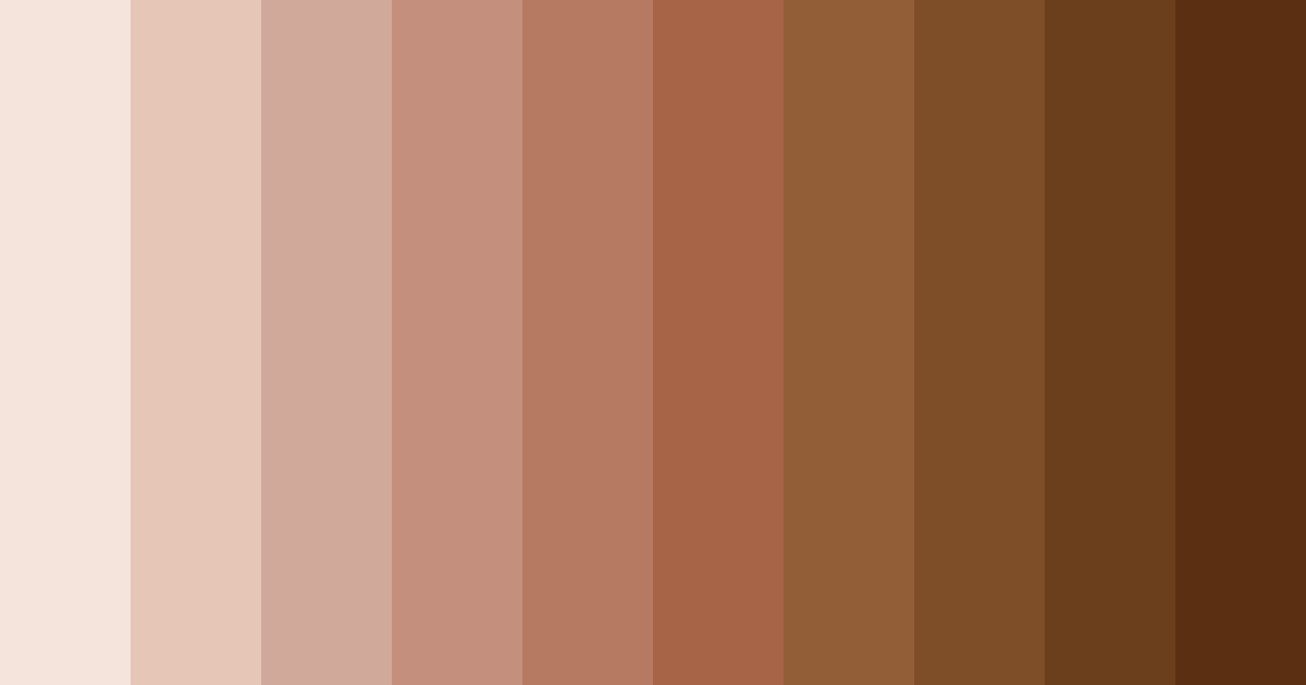 Download peachy tones color palette PNG image (landscape)