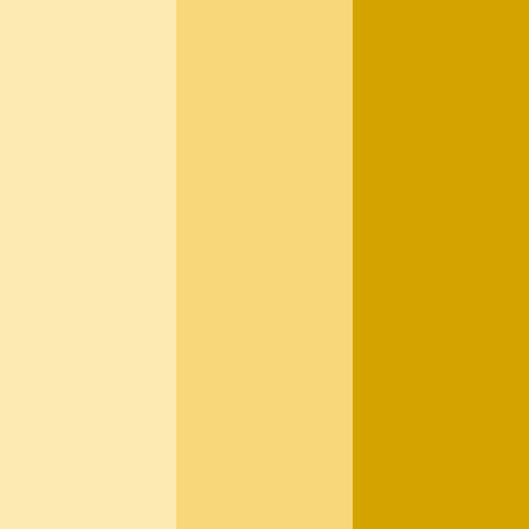 Download golden sunshine color palette PNG image (square)