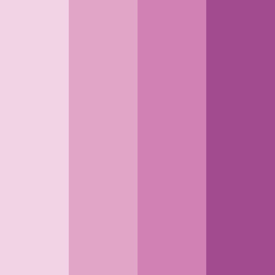 Download blushing amethyst color palette PNG image (square)