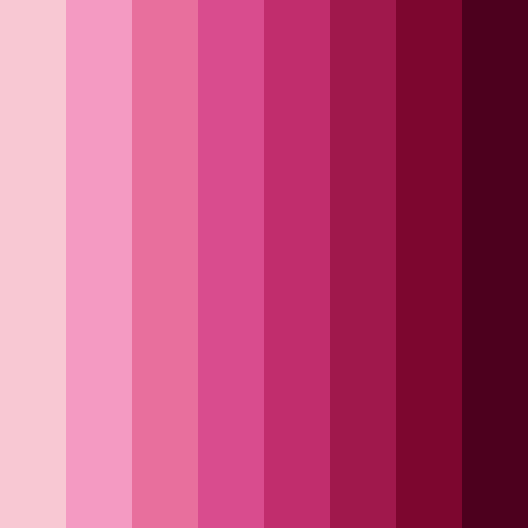 Download pink red purple dream color palette PNG image (square)