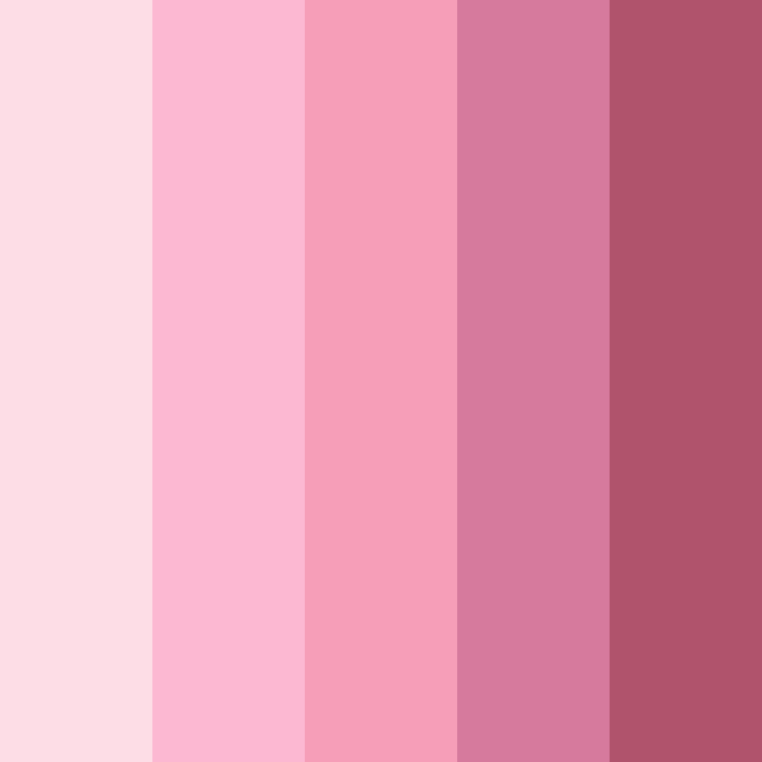Download blush blossoms color palette PNG image (square)