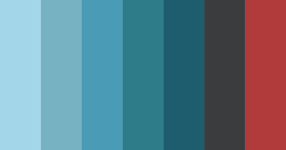 Download dark nautical blue color palette PNG image (landscape)