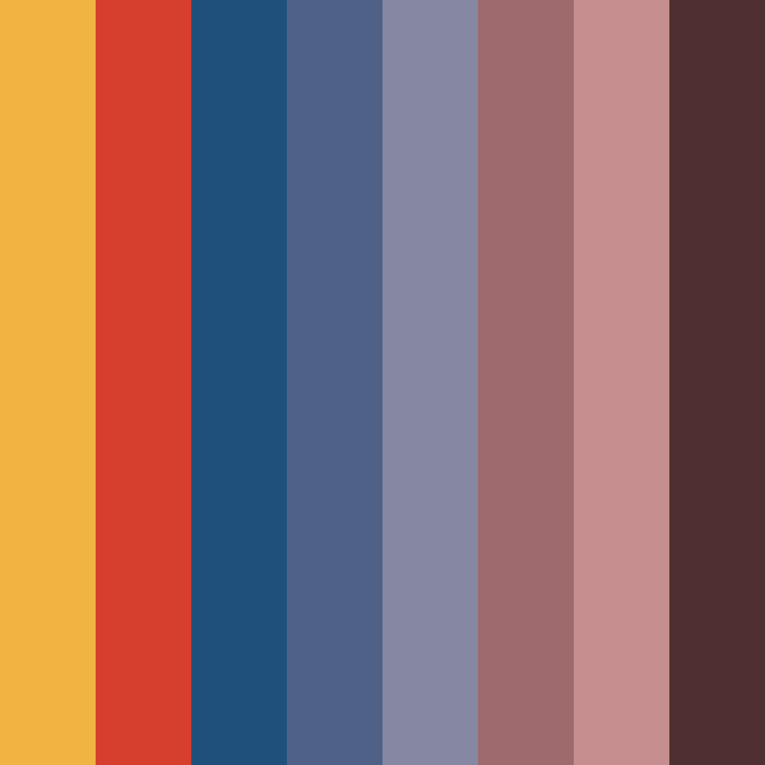 Download twilight ember color palette PNG image (square)