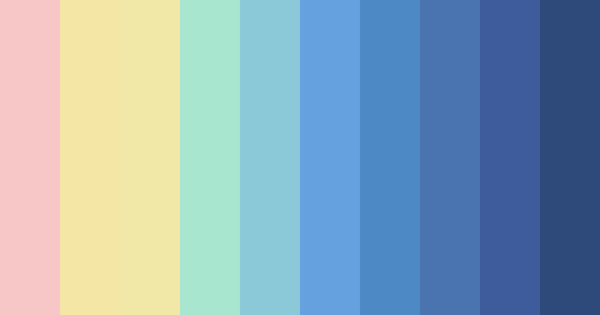 Download rainbow whisper color palette PNG image (landscape)