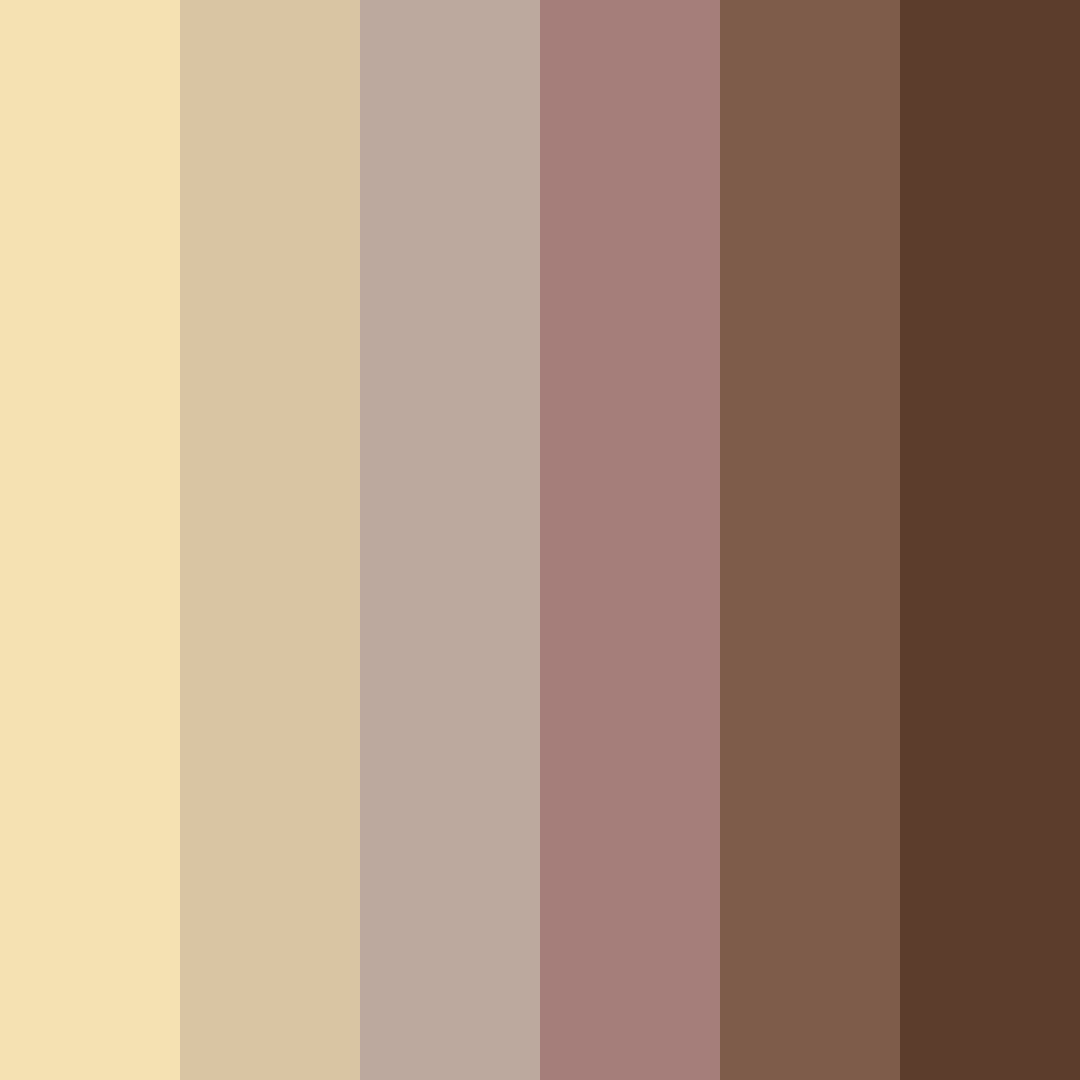 Download brown udon color palette PNG image (square)