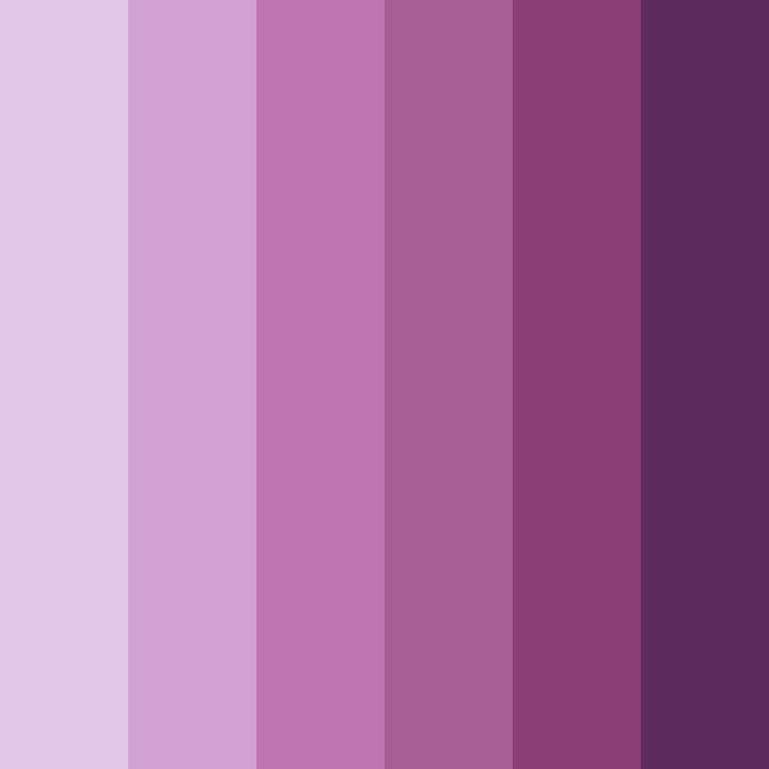 Download shades of purple color palette PNG image (square)