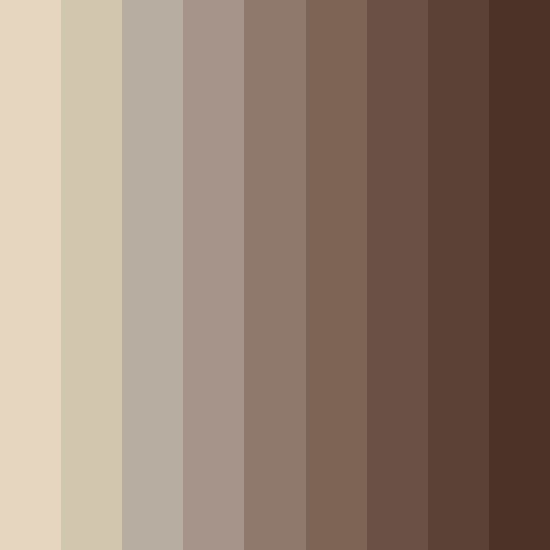 Download shades of gray beige color palette PNG image (square)