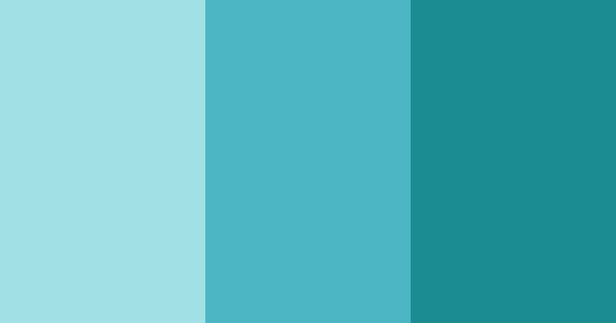 Download teal breeze color palette PNG image (landscape)