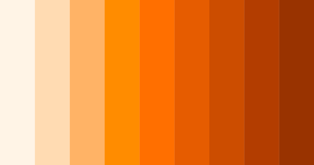Download citrus sunset color palette PNG image (landscape)