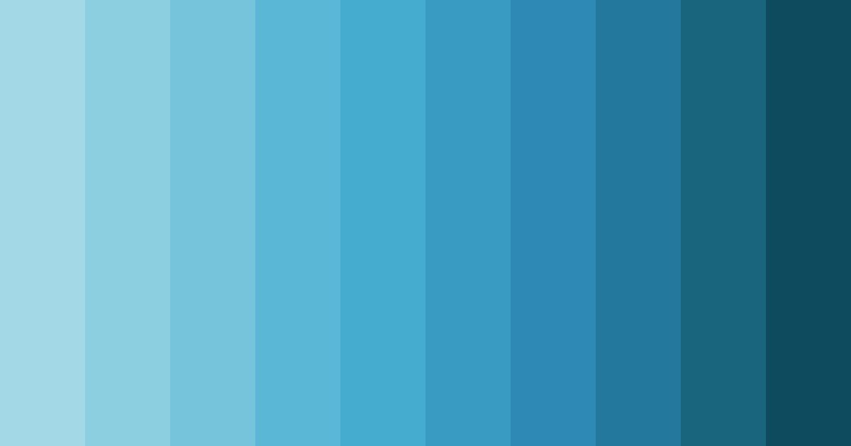 Download aqua serenade color palette PNG image (landscape)