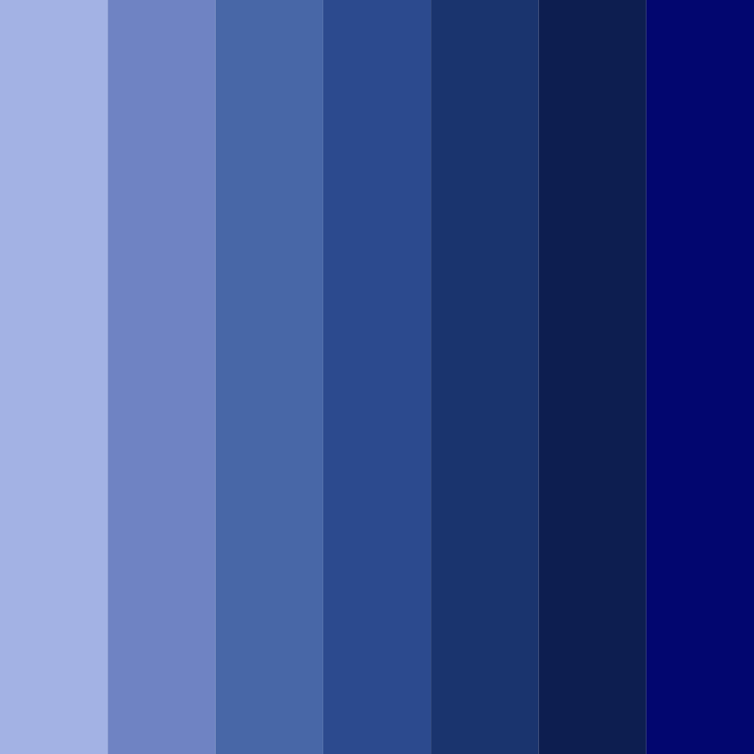 Download dark blue color palette PNG image (square)