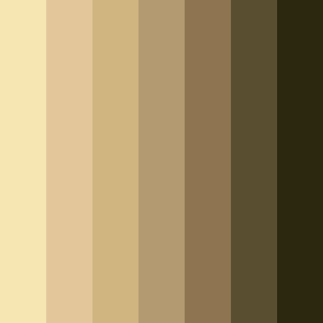 Download sandy serenity color palette PNG image (square)