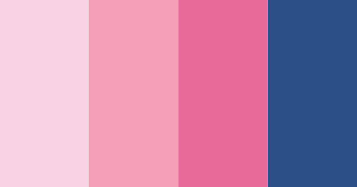 Download sweet winter blossom color palette PNG image (landscape)