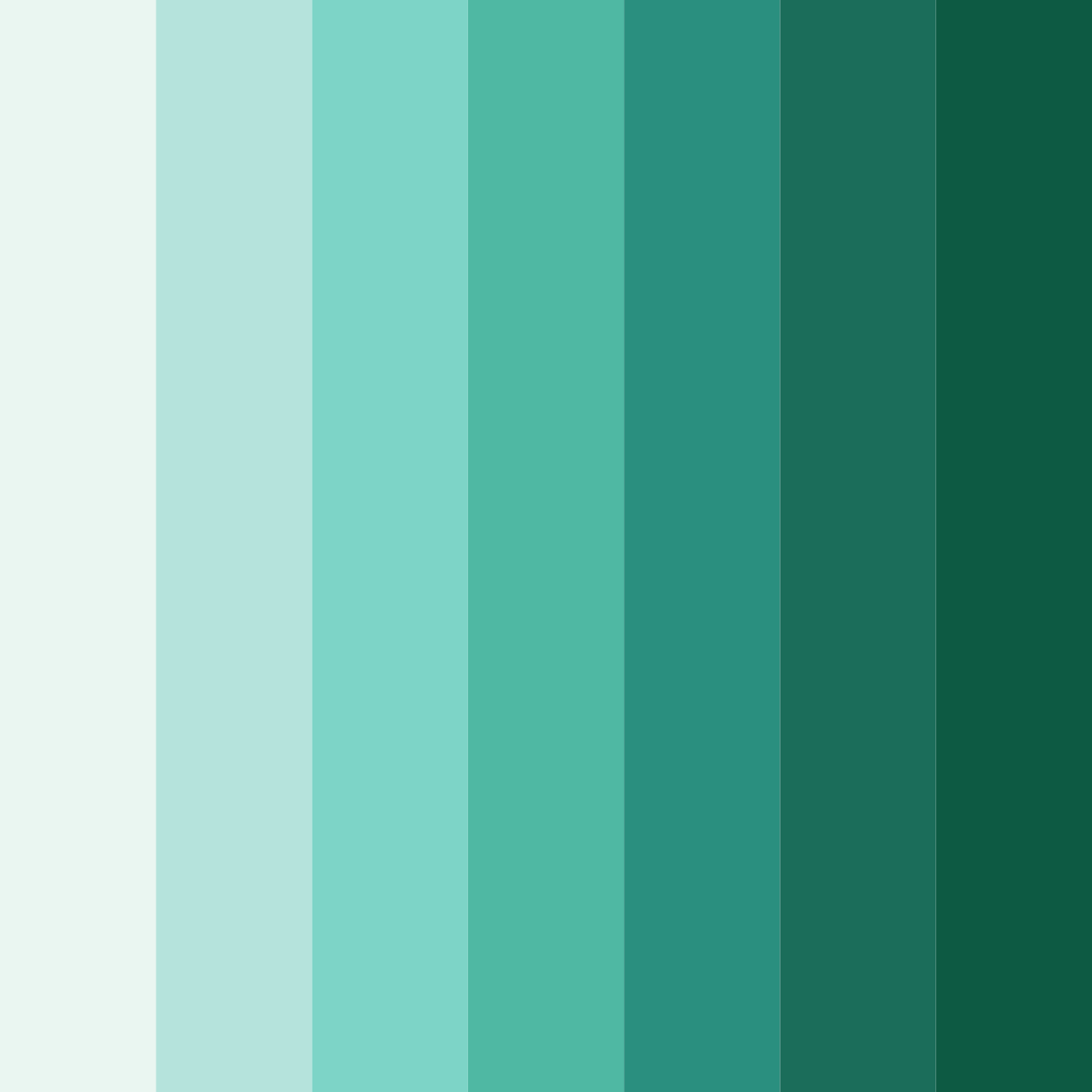 Download serene oasis color palette PNG image (square)