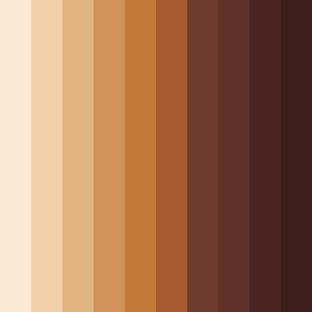 Download cocoa cream dream color palette PNG image (square)