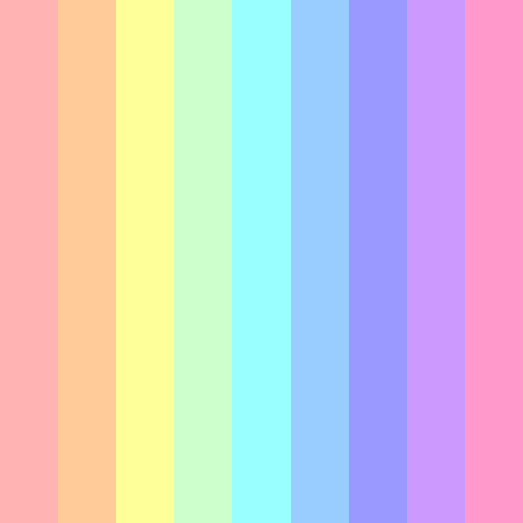 Download pastel prism color palette PNG image (square)