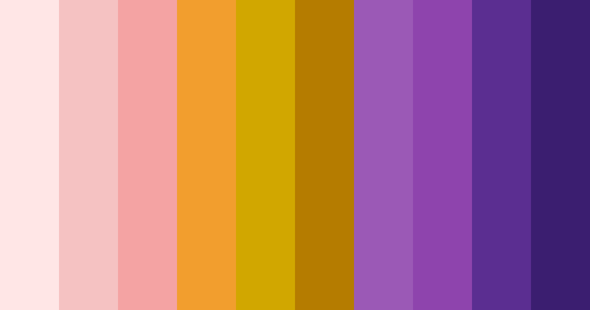 Download purple sunset color palette PNG image (landscape)