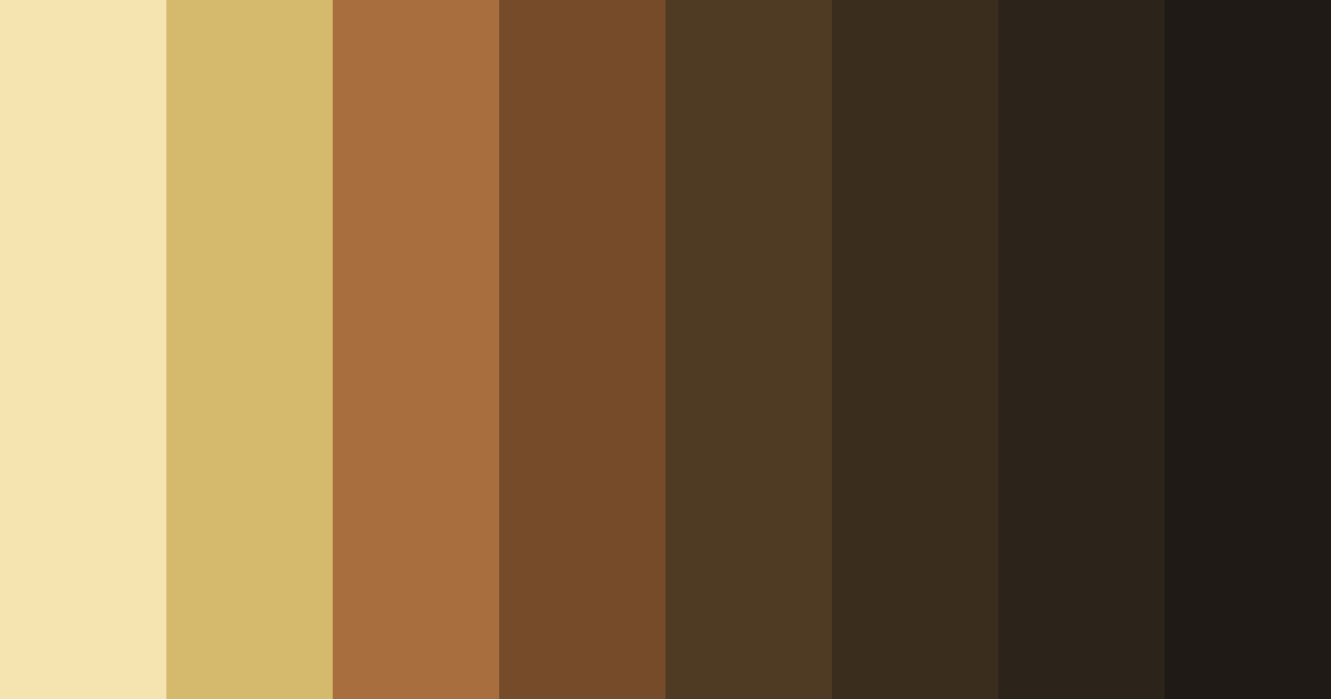 Download brown autumnforest color palette PNG image (landscape)