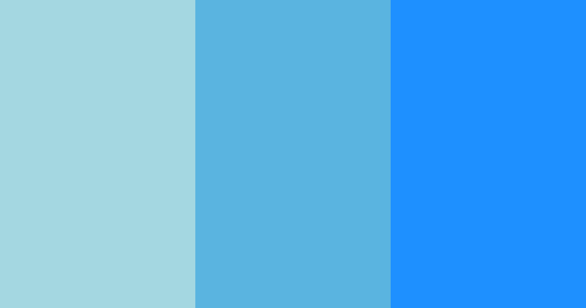 Download azure dreamscape color palette PNG image (landscape)