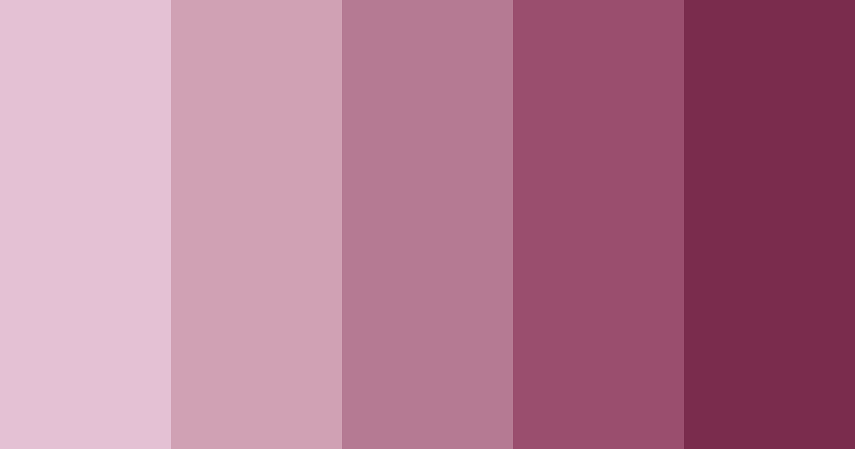 Download muted mauve shades color palette PNG image (landscape)