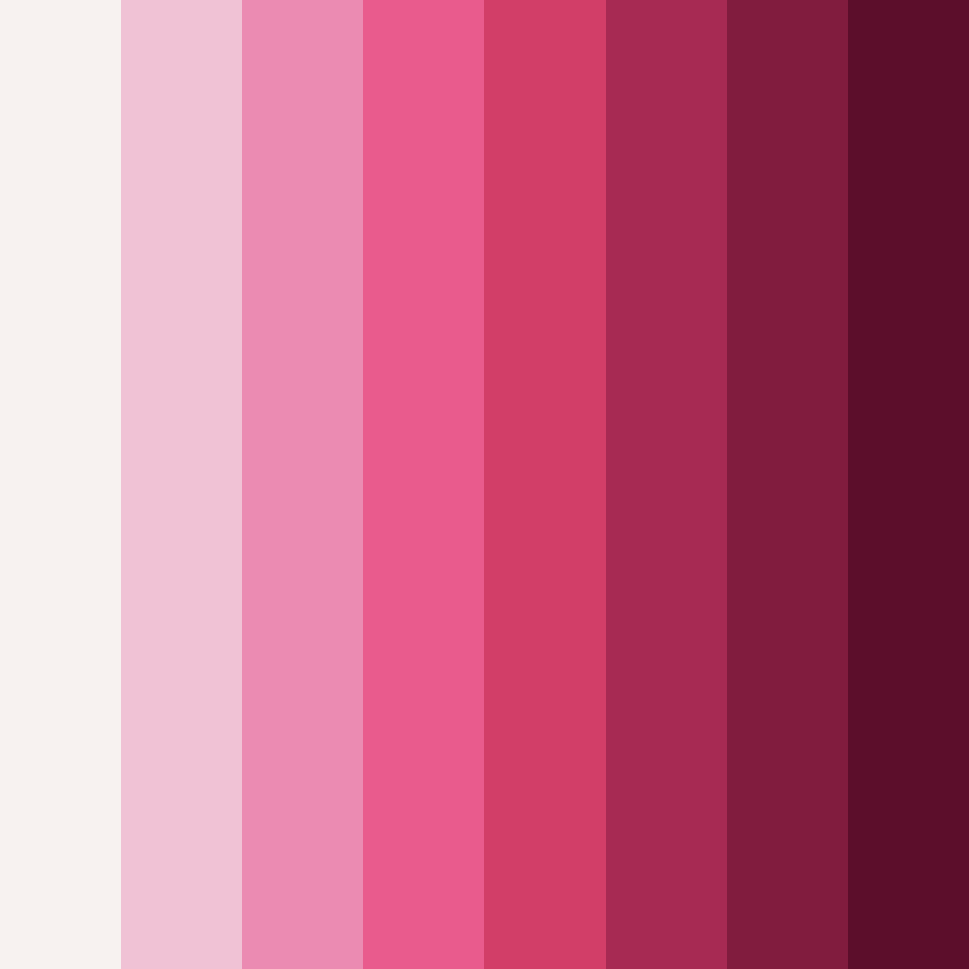 Download blushing rosewood color palette PNG image (square)