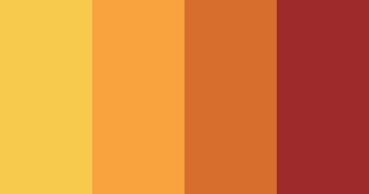 Download clashing yellow color palette PNG image (landscape)