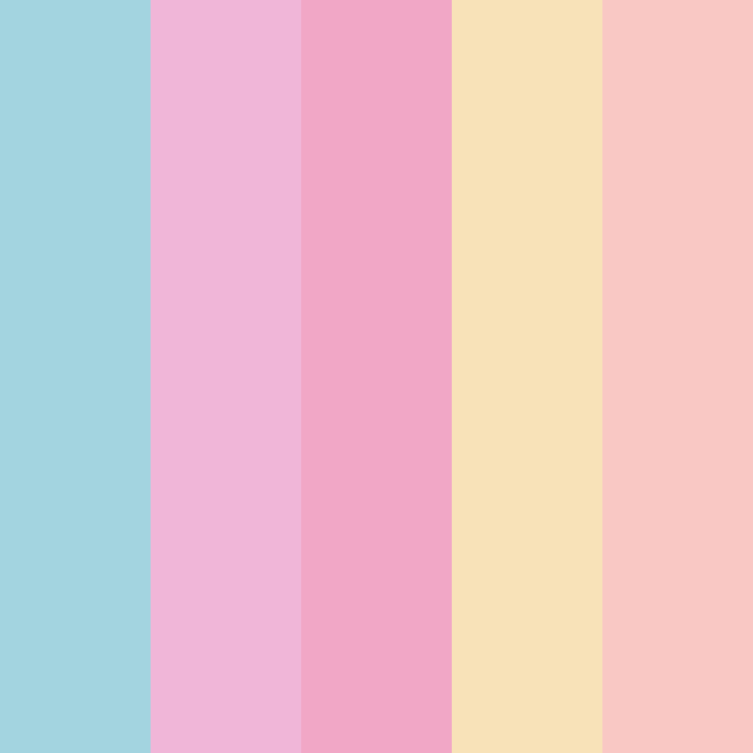 Download oceanic dreamscape color palette PNG image (square)