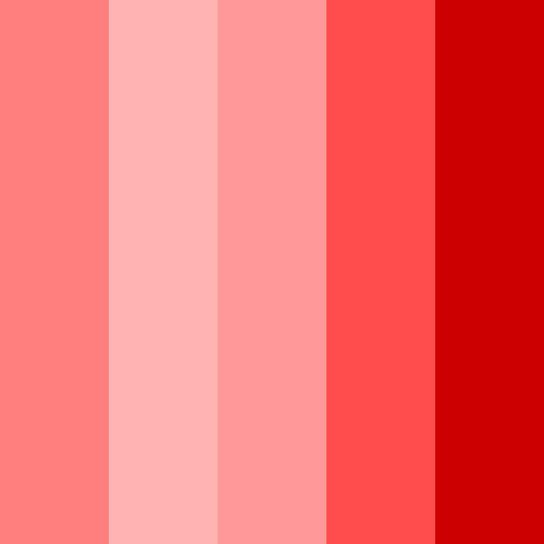 Download blushing flames color palette PNG image (square)