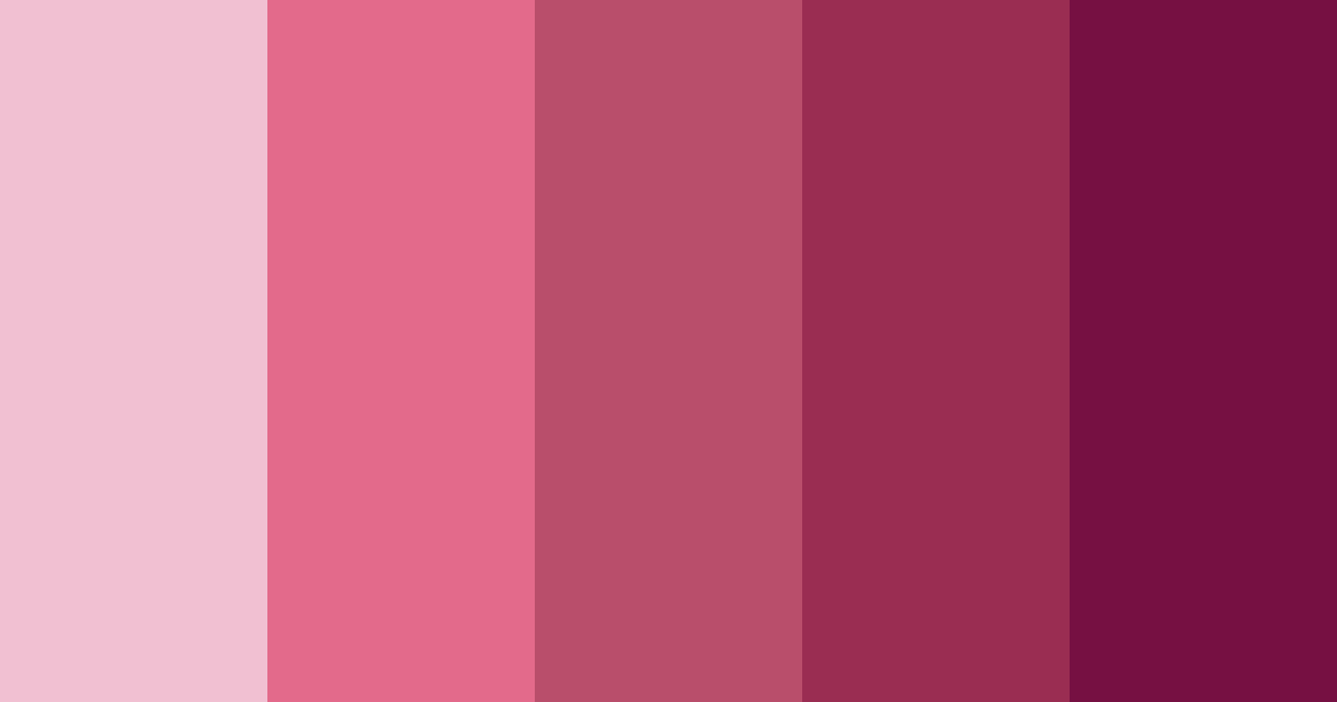 Download crimson blossom color palette PNG image (landscape)