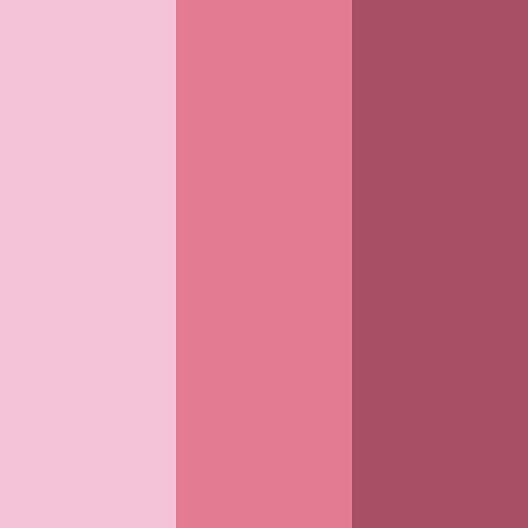 Download blush blossoms color palette PNG image (square)