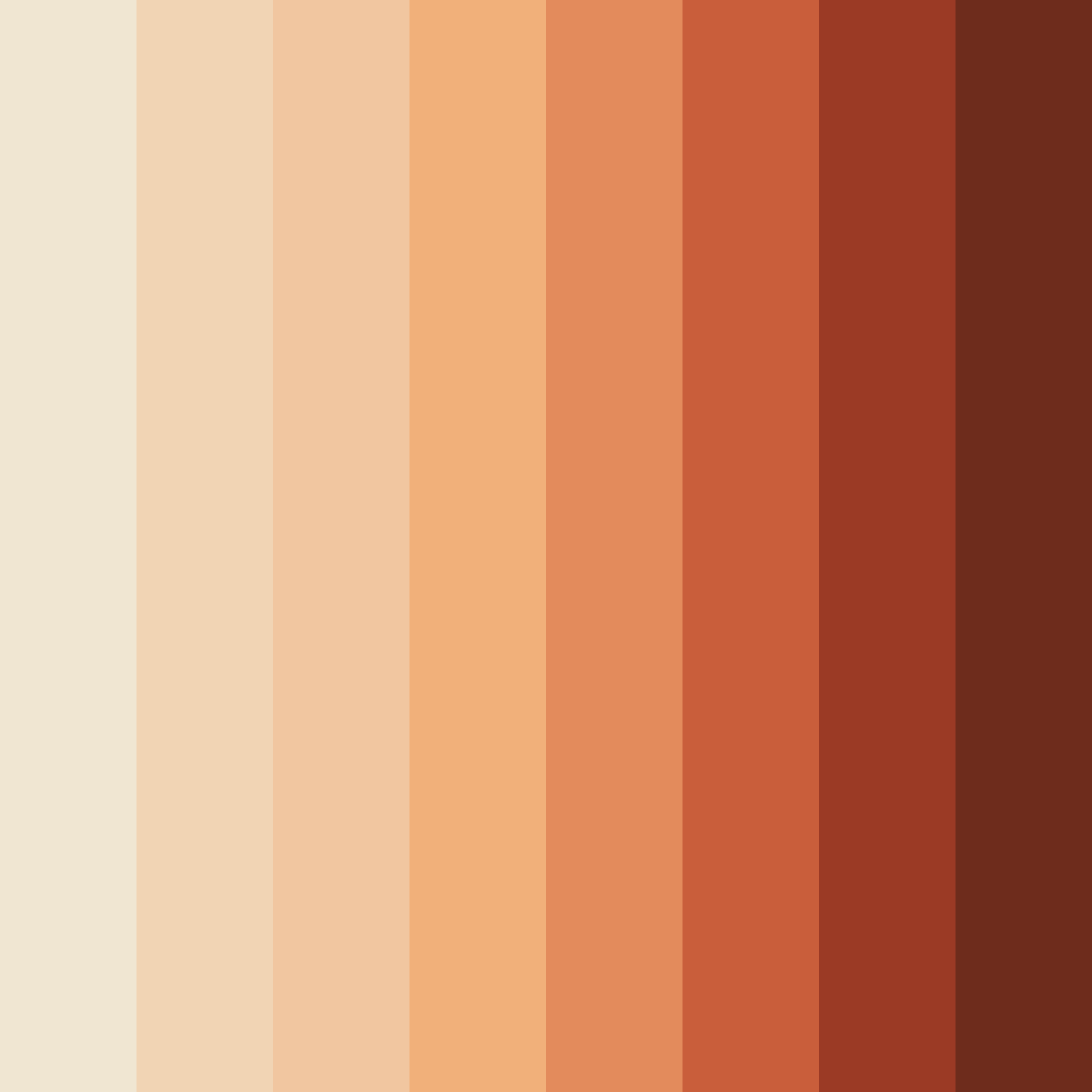 Download warm brown color palette PNG image (square)