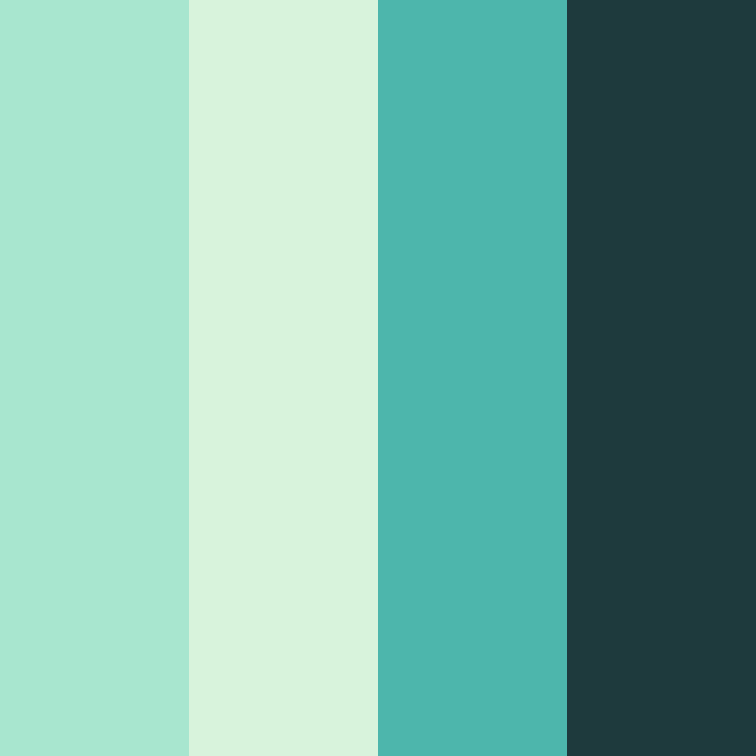 Download serene forest harmony color palette PNG image (square)