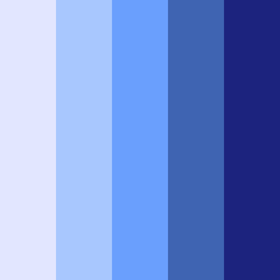 Download celestial indigo dreams color palette PNG image (square)