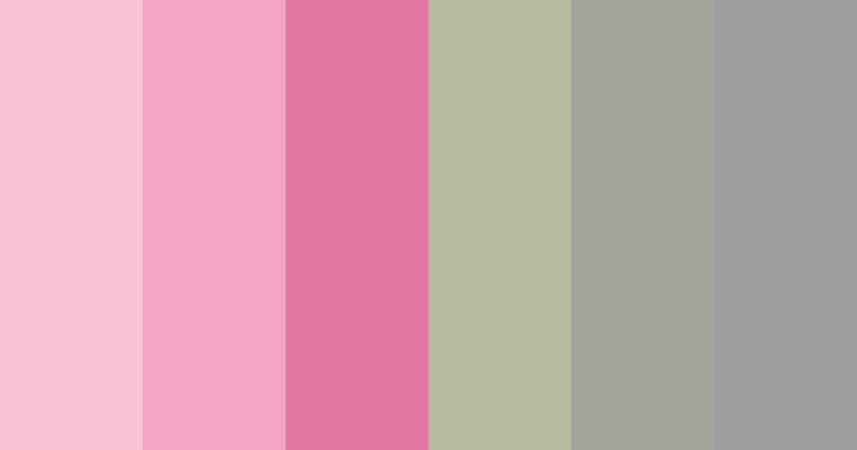 Download blushing mosaics color palette PNG image (landscape)