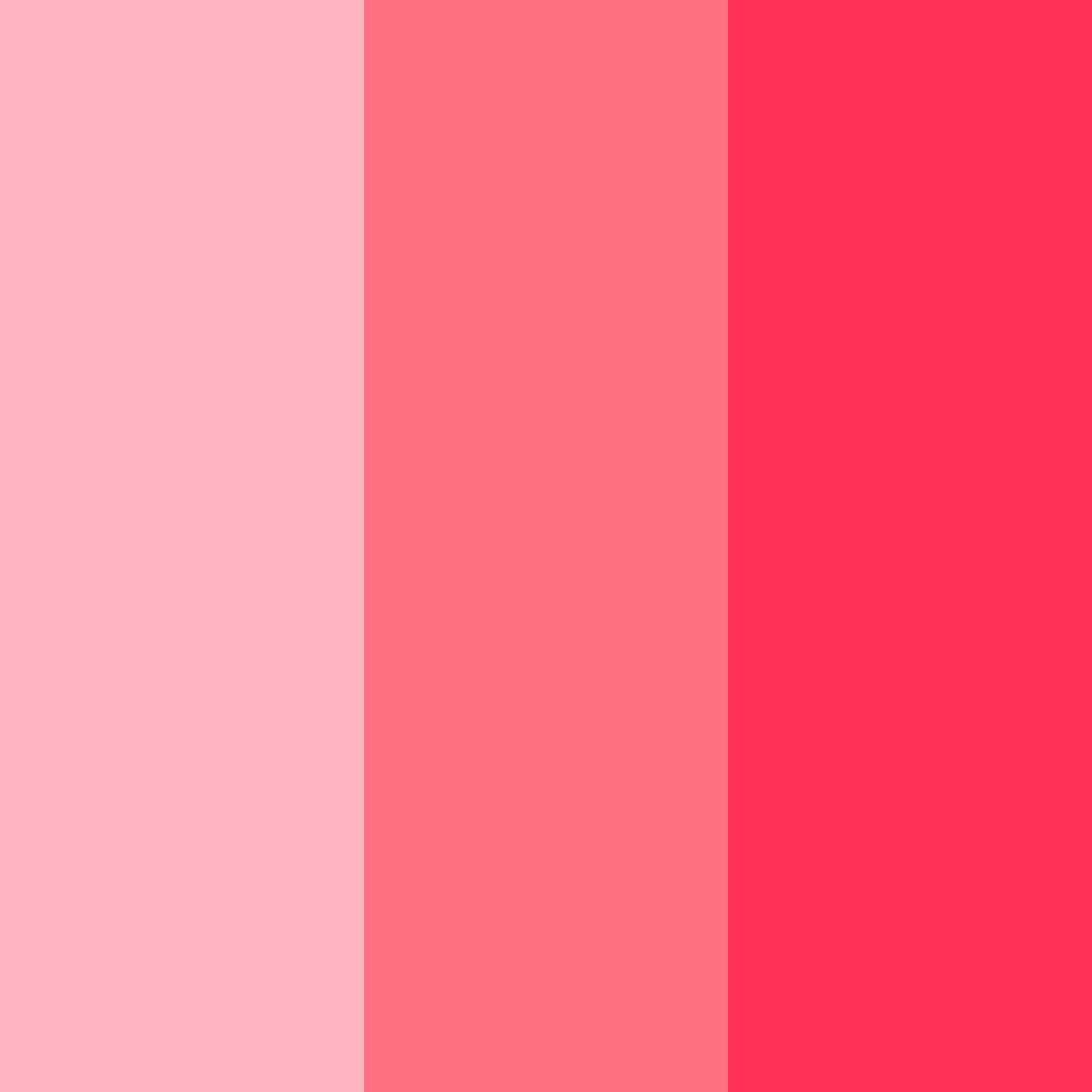 Download pink passion color palette PNG image (square)