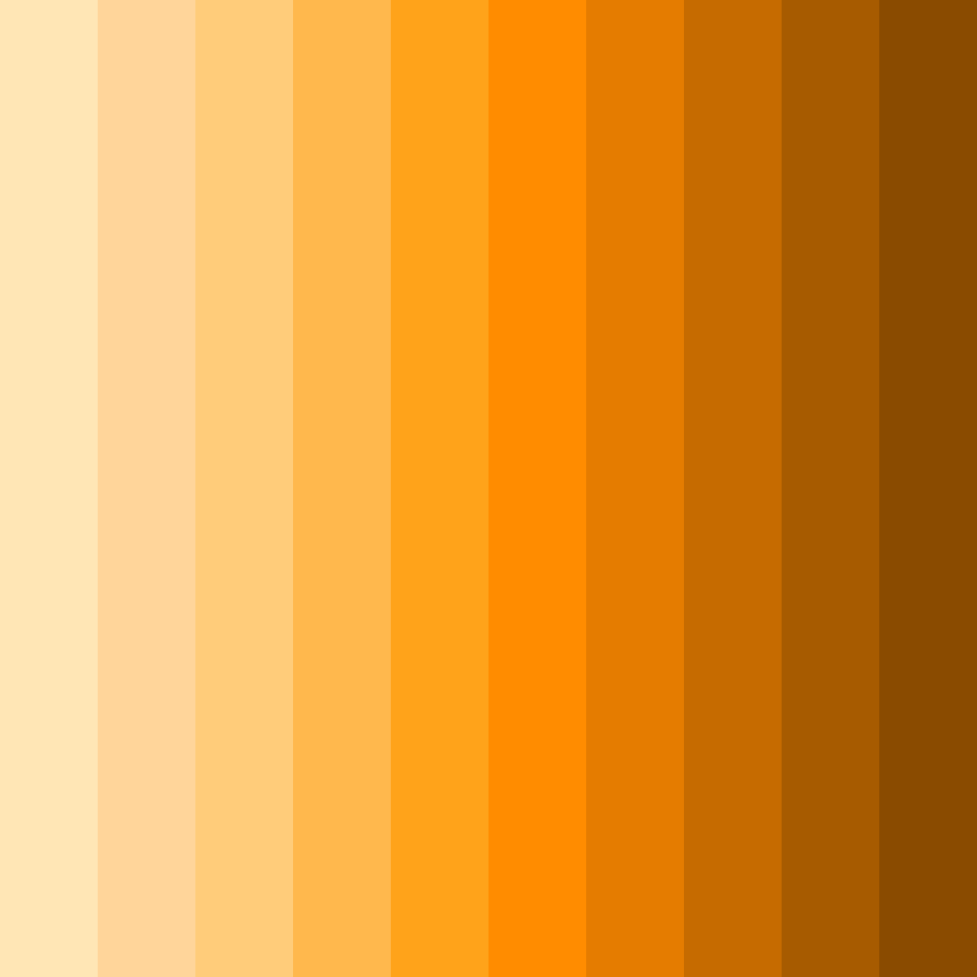 Download golden sunset bliss color palette PNG image (square)
