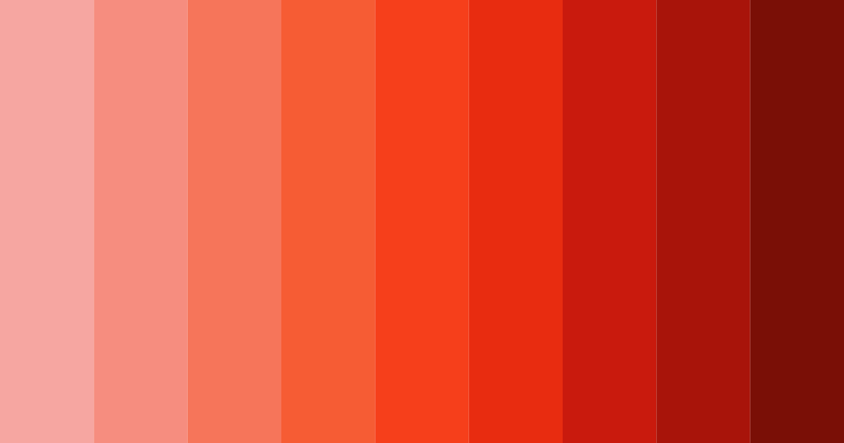 Download poppy red color palette PNG image (landscape)