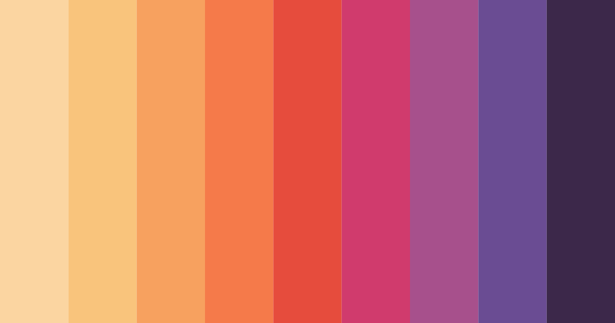 Download warm tisha color palette PNG image (landscape)
