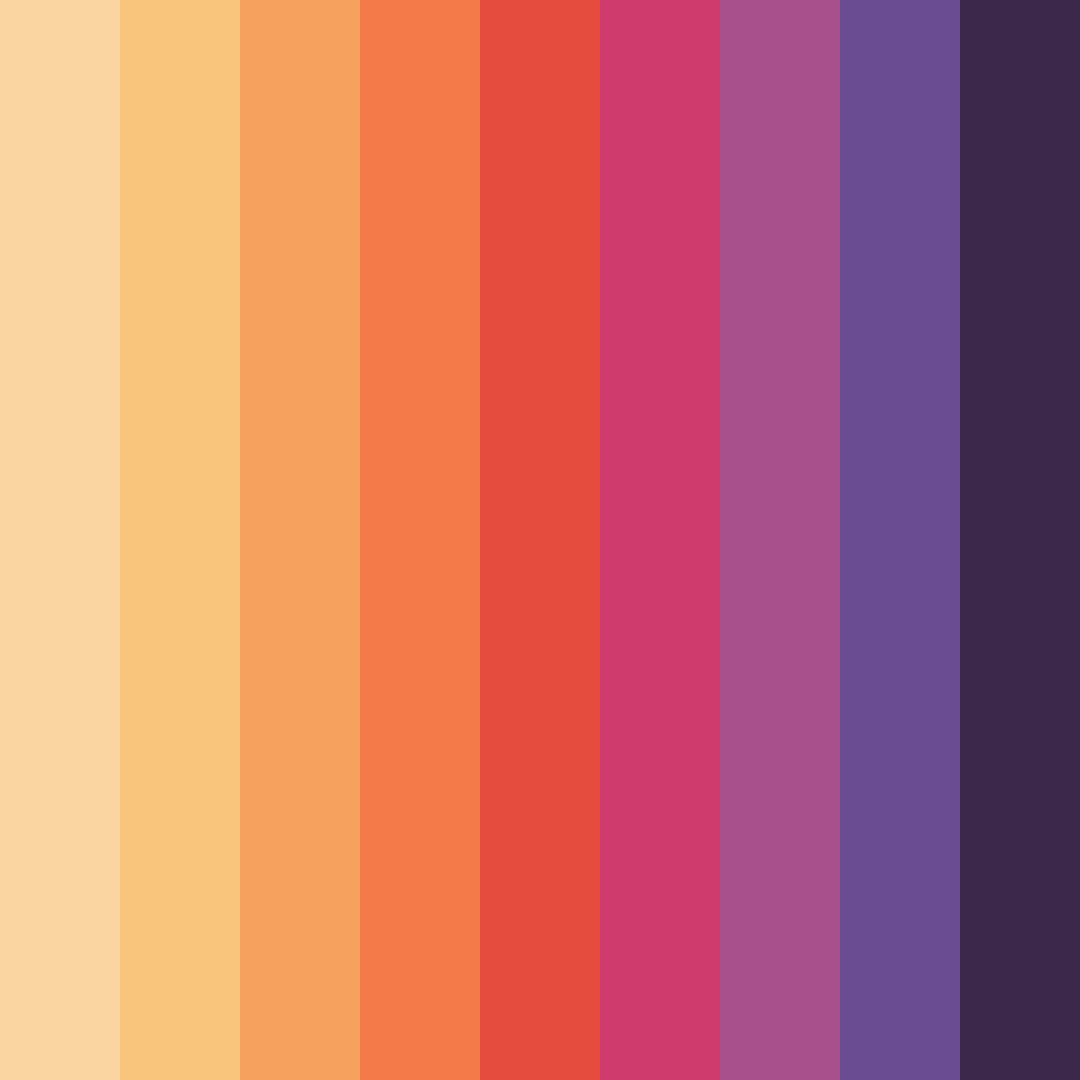 Download warm tisha color palette PNG image (square)