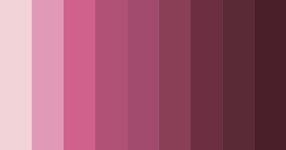 Download rosewood reverie color palette PNG image (landscape)