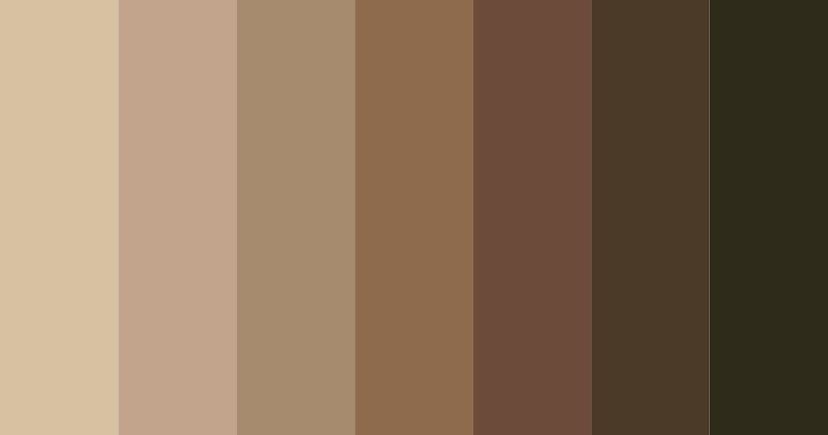 Download woodland embrace color palette PNG image (landscape)