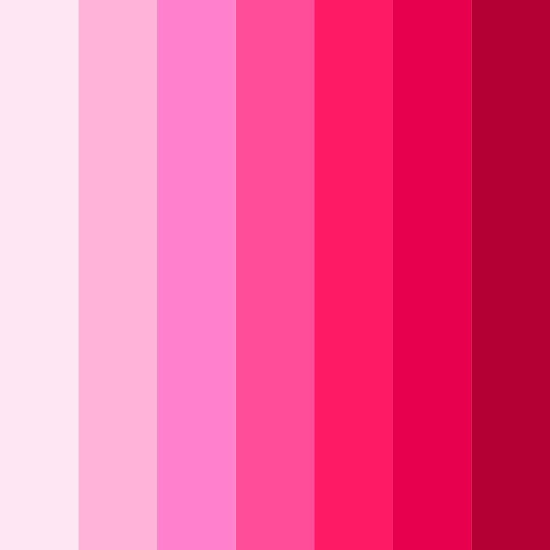 Download bright pink color palette PNG image (square)