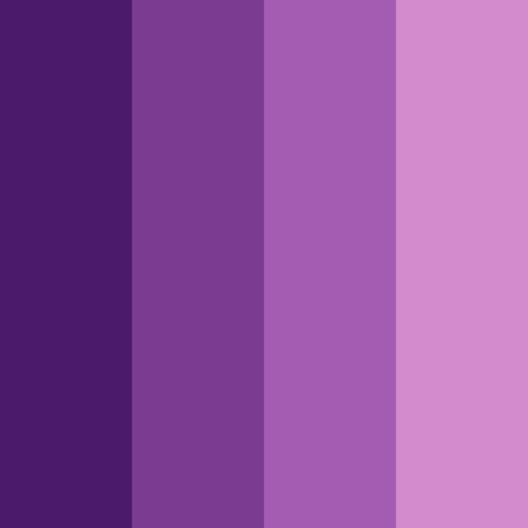 Download shades of purple color palette PNG image (square)