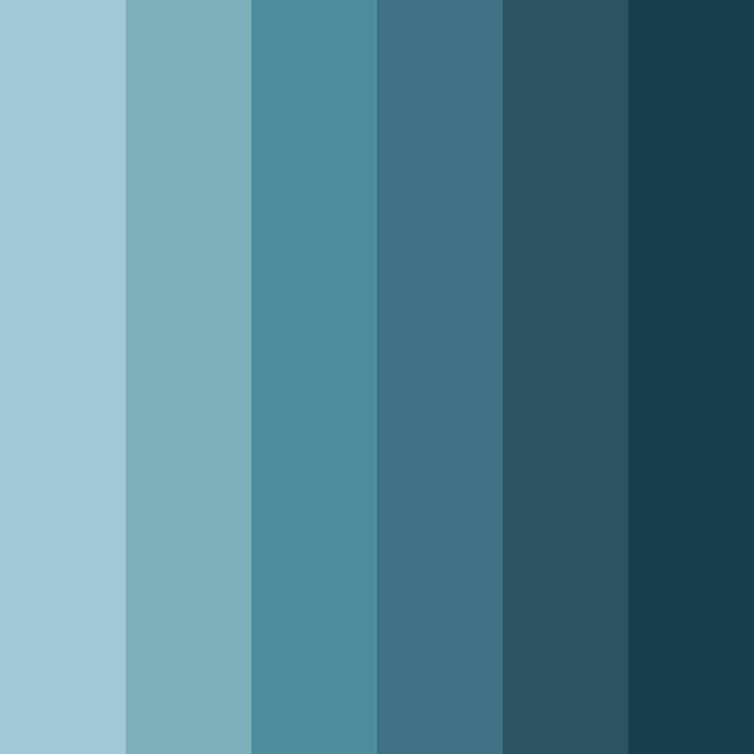 Download oceanic harmony color palette PNG image (square)