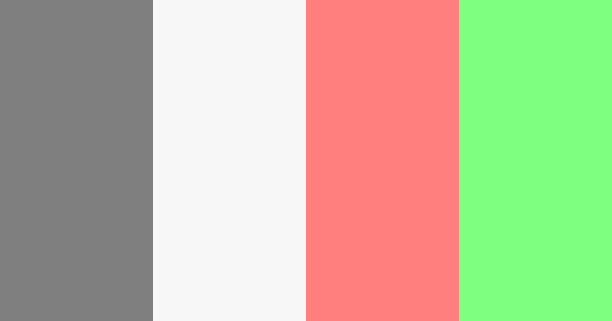 Download pastel rainbow color palette PNG image (landscape)